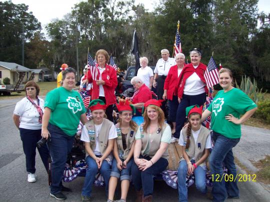 Belleview Christmas Parade Route 2022 Belleview American Legion Auxiliary Unit 284 & Girl Scout Troop 661