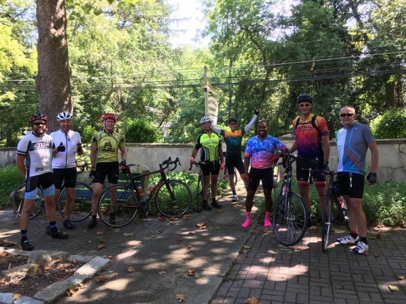 100MilesForHope century bike ride to Philadelphia Art Museum and back