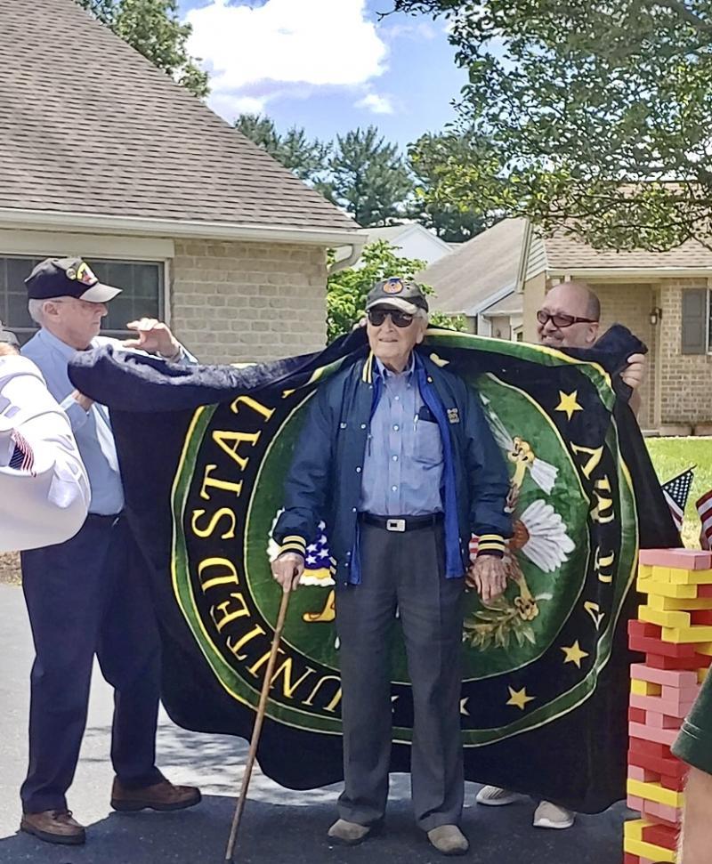PA Legion Riders celebrate 101yearold WWII veteran Sam Worley
