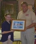Junior Auxiliary Member Recognized by Honor Flight
