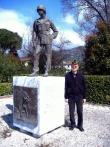 Monument in Pietrasanta, LU, Italy