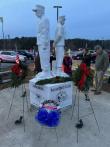 Homeless Veteran vigil held at nation's only homeless veteran monument at sundown on December 21 in Canton, GA