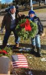 Menominee Sons participate in Wreaths Across America