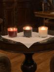 Memorial candles, Kersey home