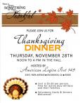 Post 149 To Serve Military & Their Families Free for Thanksgiving