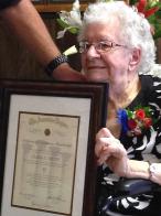 Army veteran Clara Smith - three generations of Legionnaires