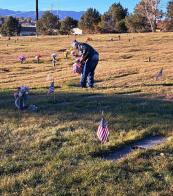Squadron 209 places 1,000 flags on Veterans Day