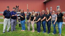Department of New York donates $100,000 to Therapeutic Horses of Saratoga