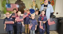 Scouts Learn About Our Nation's Flag