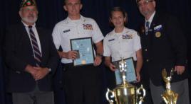 American Legion Post #155 Awards JROTC Medals to Cadets