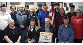 America's oldest living Medal of Honor recipient celebrates 96th birthday with American Legion Post 4 and Auxiliary unit in Bend, Ore.