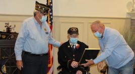 Korean War veteran honored for 60 years of service with American Legion