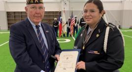 American Legion Post 178 presents awards at Lake Highlands JROTC award ceremony