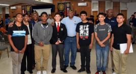 Fred Brock Post 828, Auxiliary unit sponsor 12 for Texas Boys/Girls State, present JROTC awards 