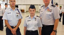 AFJROTC students receive Legion medals in Germany
