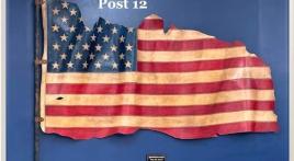 "Why We Stand" commissioned American flag for American Legion Post 12