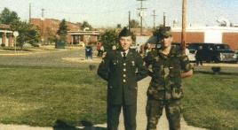 Friendship better than gold: Basic with high school buddy at Fort Knox, Ky. 