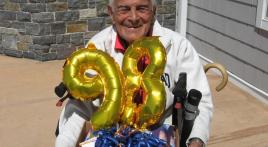 A 98th birthday surprise