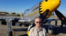 Veterans attend the National WWII Land, Sea, and Air Expo