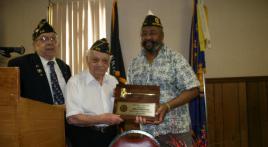 Post 572, Parma, Ohio, honors first commander 1945-1946