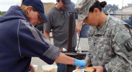 Post 731 Hosts BBQ for 79th Infantry Combat Team