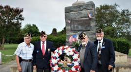 American Legion Post 110 (Virginia Beach, Va.) lays POW/MIA Recognition Day wreath