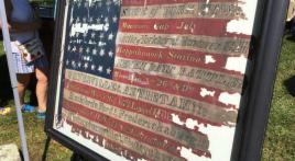 American Legion Post 516’s Civil War battle flag rededication ceremony