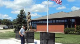 Post aims to encourage community to embrace veterans memorial with beautification project