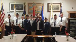 Post 547, Monroeville, Ohio, holds 5th District Oratorical Contest