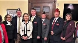 American Legion delegation visits office of Congresswoman Jen Kiggans