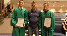 Texas post recognizes two young men with certificates