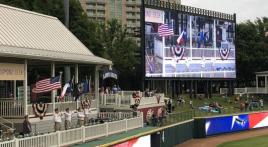 American Legion Post 178 presents nation’s colors on Armed Forces Day at Frisco Roughriders game