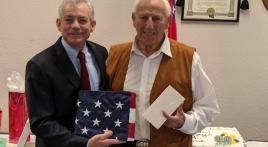 Fountain Hills American Legion Post 58 celebrates 99th birthday of World War II veteran, former POW Eugene Metcalf