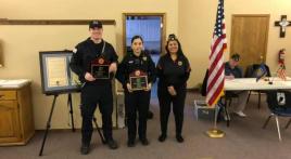 Post supports local first responders with awards