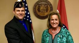 Congresswoman congratulates first Gulf War-era district commander in Missouri's 10th District