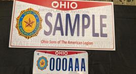 Detachment of Ohio Gets License Plate