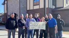 SAL Squadron 105 of Belleville, N.J., donates $2,500 to Fisher House Foundation