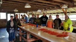 Seward Post 5 American Legion Family Prepares Fresh Alaskan Salmon for Those in Need