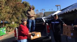 Clifford R. Rodriguez Post 809 delivers truckload of Thanksgiving turkeys 