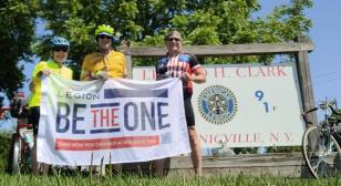 Bicycling to get the word out on Be the One campaign