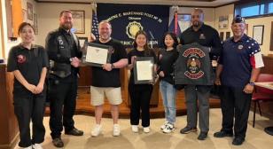 American Legion Post OK28-American Legion Riders earned the Presidential Volunteer Service Silver Award i