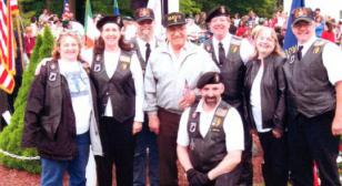 American Legion Riders Chapter 18, Wesley Wyman Post 16 at the Danville Memorial Day Parade with Pearl Harbor survivor Sam DiFeo