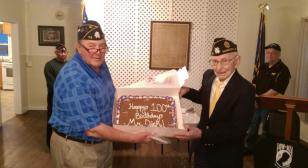 Legion member reaches 100th birthday