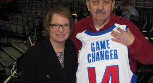 Frank Roche honored by Detroit Pistons Basketball Association