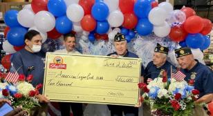 $10,000 donation given to Adolph Pfister Post 1038, Valhalla, N.Y.