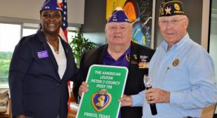 American Legion Peter J. Courcy Post 178 proclaimed a Purple Heart Post 