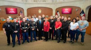 Legionnaires of the “Mighty” 20th District attend Veterans Day activities