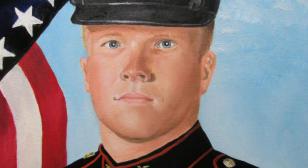 World War II veteran paints portraits of 'fallen heroes' from War on Terrorism
