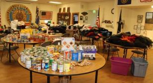 Edmonds, Washington Legion Post 66 Successful Food & Clothing Drive Helping Local Vets in Need