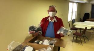 Homeless Veterans program donates 24-hour homeless kits to VA in support of OCW